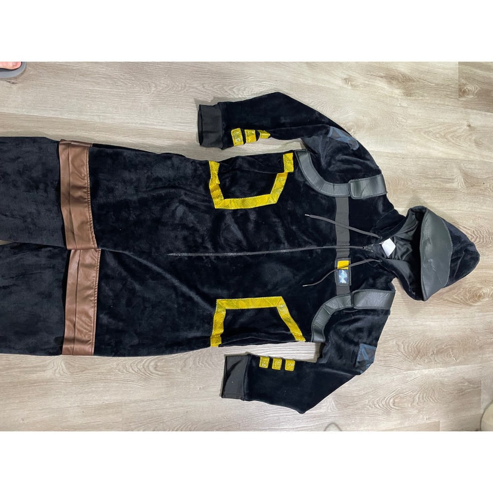 Fortnite Spirit Halloween Adult L/XL Black Jumpsuit Costume Cosplay Gamer - Picture 10 of 11